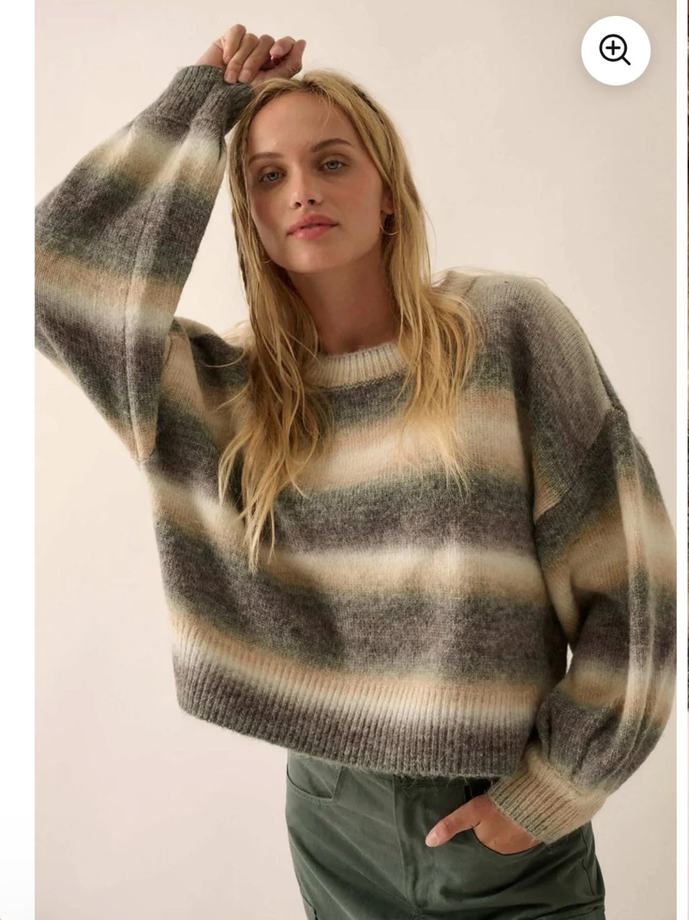 Women’s Crop Sweater size small